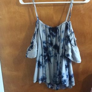American Eagle - Tie Dye off the shoulder top
